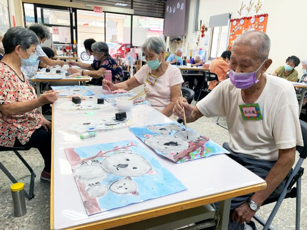 馨窩長者關懷據點三芝埔頭站【創意老化動手做】112-08-25