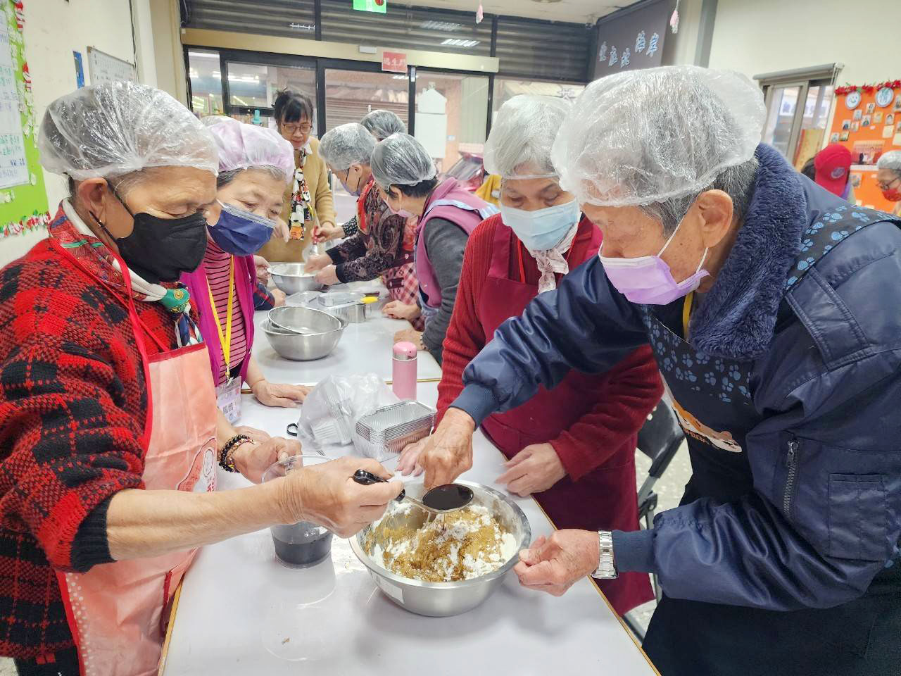 馨窩長者關懷據點-【發糕、黑糖Q糕可口上場】113-01-15